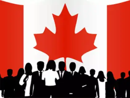 Canadian flag and people, representing Canada's plans for new Express Entry categories for 2026