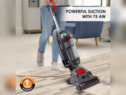 BLACK+DECKER AIRSWIVEL Versatile Corded Bagless Upright Vacuum in the Upright  Vacuums department at