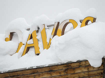 India toast of town at Davos, from billboards to platters