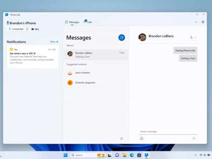 You can now use iMessage on Windows: How to enable Microsoft's Phone Link for iOS