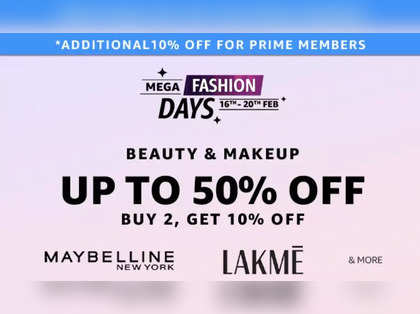 Sale 2024 Mega Fashion Days - Up to 50% off on Skincare, Luxury  beauty and makeup from the best-selling brands - The Economic Times