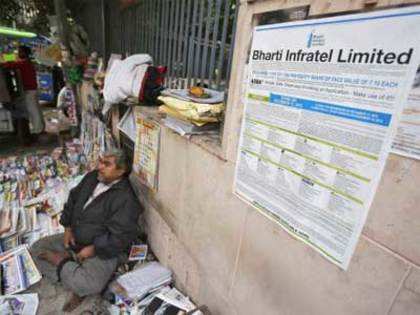 Bharti Infratel plunges over 13% in market debut