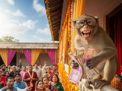 Monkey causes 'money rain' in UP: From Rs 28,000 cash to Rs 20 lakh  jewellery grab, times when 'bandars' left everyone stunned - The Economic  Times