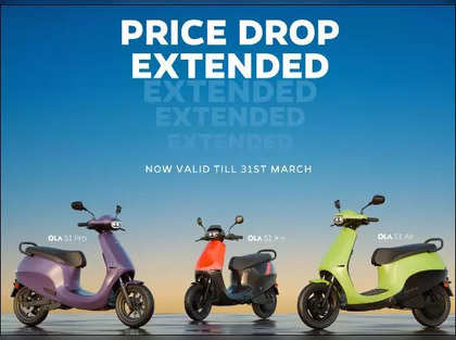 Ola Electric extends offers on S1X, S1 Air, S1 Pro until March 31