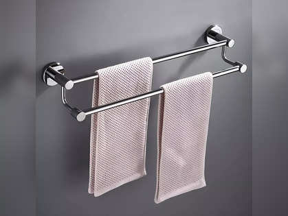 Brushed Nickel Stainless Steel Self Adhesive Swivel Towel Bar Over