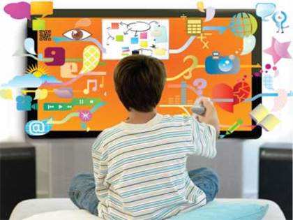 Television becoming interactive, creating two-way play of education & entertainment