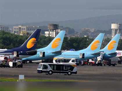 Jet Airways down 5%, falls from
52-week high of Rs 594