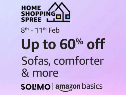 Sale 2024 - Elevate Your Home with Up to 60% off on Sofas,  Comforters, Home Furnishings and more! - The Economic Times