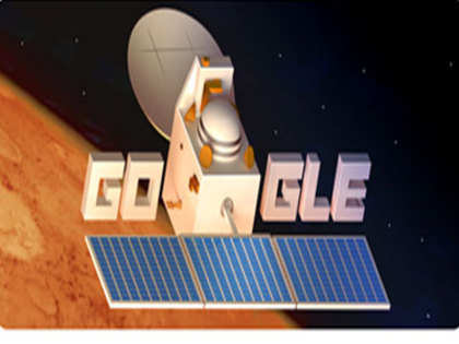 Google doodle celebrates Mangalyaan's one month in Mars orbit