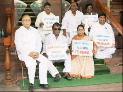 Congress MPs end agitation on Telangana issue