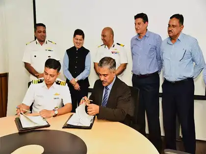 Fast Patrol Vessel 'Adamya' inducted into Indian Coast Guard