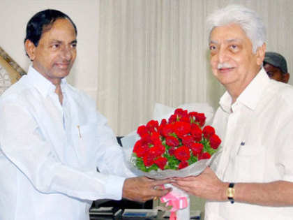 Azim Premji meets K Chandrasekhar Rao, wants to increase Wipro's presence in Telangana