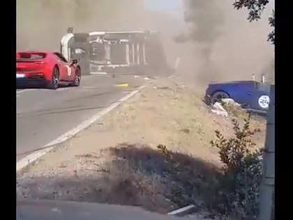 gayatri joshi What caused the horrific supercar crash in Italy  