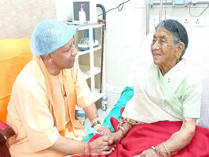 UP CM Yogi Adityanath visits ailing mother at AIIMS Rishikesh
