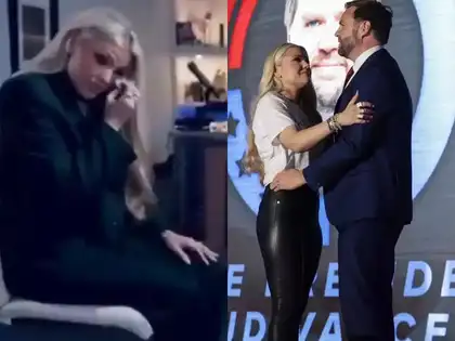 I married the love of my life': Erika Kirk breaks down watching video of  late husband Charlie, says 'didn't sign up for anything' as Erika-JD Vance  viral intimate hug video sparks social