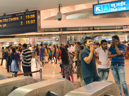 Metro services hit at Blue Line corridor due to trade fair rush