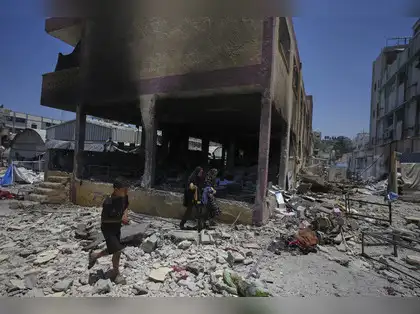 Strikes kill 94 Palestinians in Gaza, including 45 people waiting for aid, authorities say