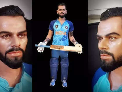 Virat Kohli now has a replica made of wax in Jaipur Museum!