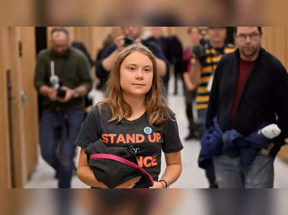 Greta Thunberg was among climate activists detained at a protest to disrupt oil executives' forum