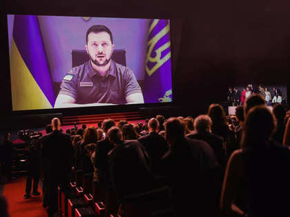 Ukrainian President Volodymyr Zelenskyy opens Cannes Film Festival, links war and cinema