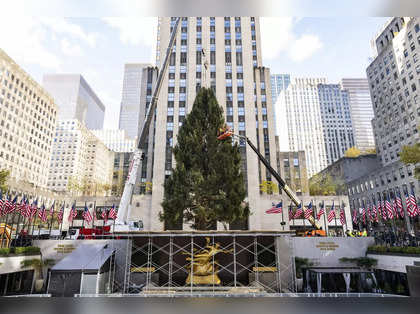 Rockefeller tree store lighting 2020