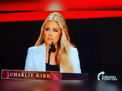 Erika Kirk's strong 'I forgive him because of Christ' message for Tyler  Robinson at Charlie's memorial shocks America, users praise biblical  supremacy - The Economic Times