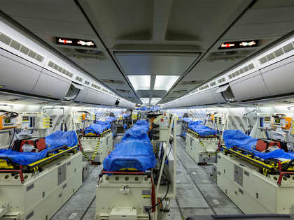 The 'flying hospital' of France and Italy