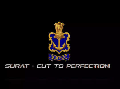 Crest of Navy warship 'Surat' unveiled