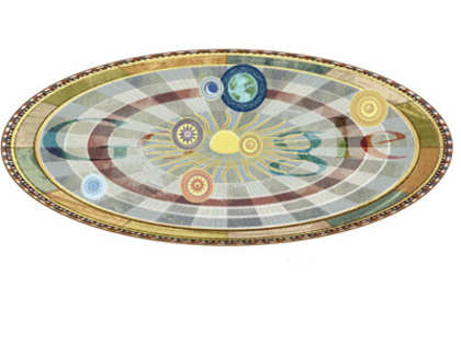 Google celebrates Nicolaus Copernicus' 540th birthday with heliocentric model doodle