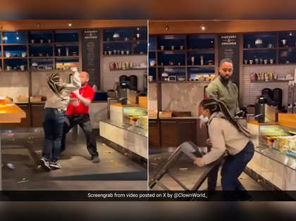 'Give me my stuff': Fired Atlanta airport employee swings chair, attacks manager