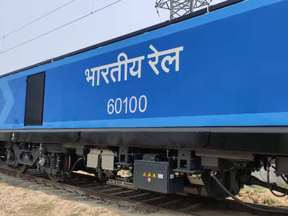 Alstom rolls out 100th e-locomotive from its Madhepura factory in Bihar