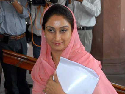 Four mega food parks to become operational this year: Harsimrat Kaur Badal