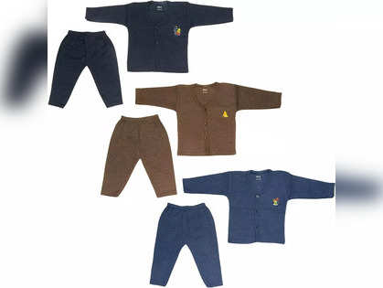 Toddler Underwear Suits Pure Cotton Warm High Waist Pants+Long