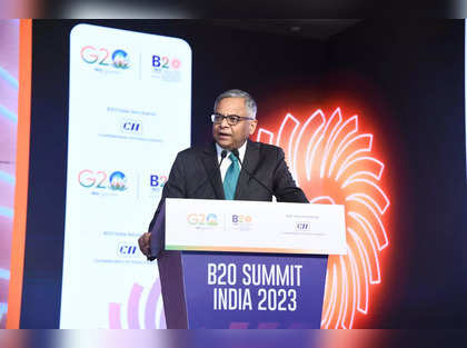 India’s growth journey will shape the world’s future: Tata Sons’ Chandrasekaran at B20 summit