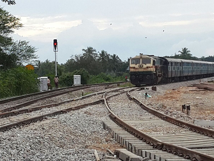 Suresh Prabhu commissions new rail line in Andhra