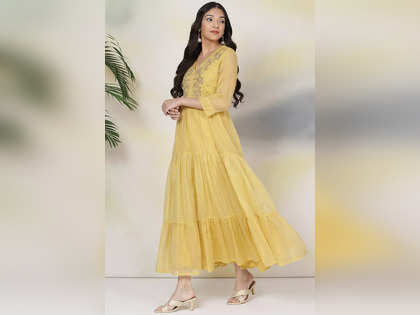 Buy Cream Dresses & Gowns for Women by Biba Online | Ajio.com