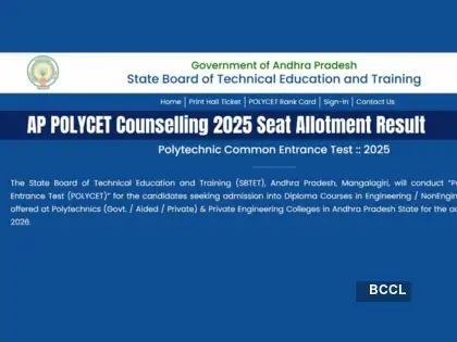 AP POLYCET 2025 seat allotment at polycet.ap.gov.in: How to check your allotted college, official link, login details & more