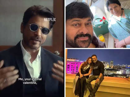 Valentine’s Day just got starry! Shah Rukh Khan, Chiranjeevi, Madhavan get mushy online