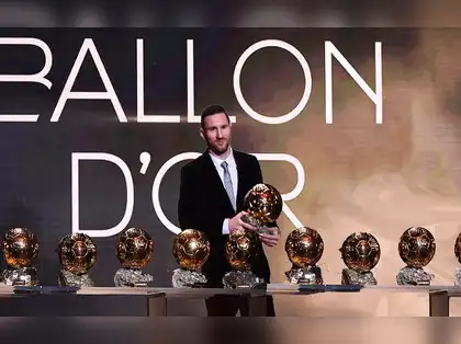 Lionel Messi Ballon D Oro Lionel Messi Wins Ballon D'Or Title For