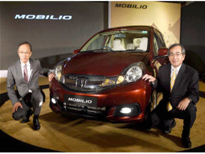 Honda launches maiden multi-purpose vehicle Mobilio in Maharashtra