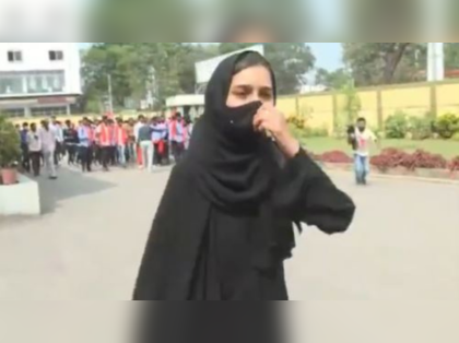 Karnataka hijab row: Jamiat announces Rs 5 lakh reward for girl in viral protest clip