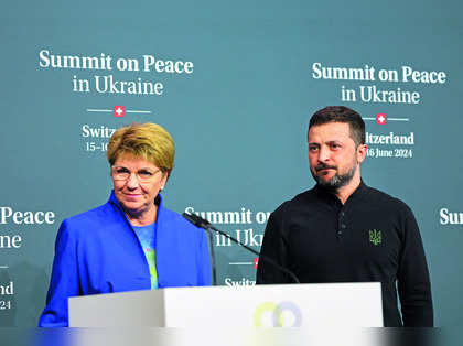 At Swiss Peace Summit, Ukraine prez Volodymyr Zelenskyy says 'history being made'