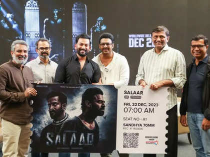SS Rajamouli buys 1st ticket of his ‘Baahubali’ hero Prabhas’s next movie ‘Salaar’