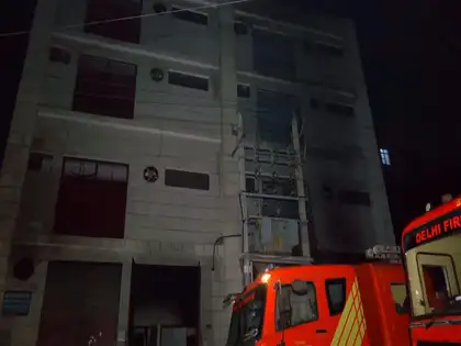 A devastating fire broke out at a shoe factory in the Mangolpuri Industrial Area on Friday night