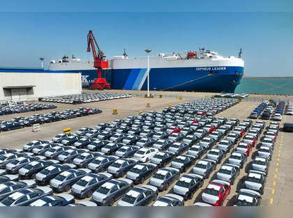 Automobile exports from India dip 5.5% in FY24