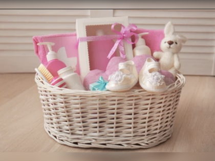 Baby Gift Baskets - Newborn Baby Girl Gift Hamper