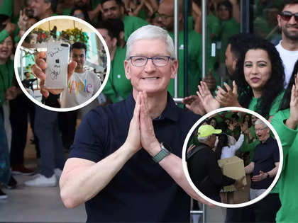 From mint-condition iPod to 1st Apple computer, how fans welcomed Tim Cook & Apple BKC store in Mumbai