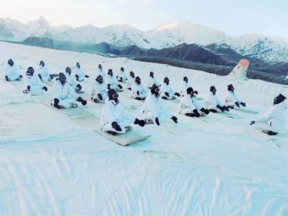 From Siachen to South China Sea, Indian armed forces mark International Yoga Day