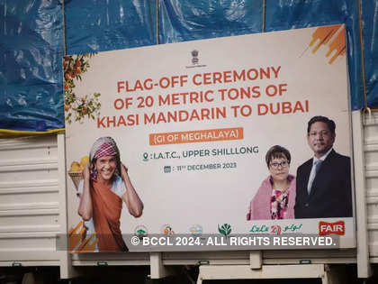 Meghalaya exports 20 metric tons of Khasi Mandarin to Dubai
