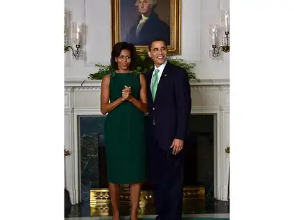 slim fit dress slacks THE OBAMAS main image 0